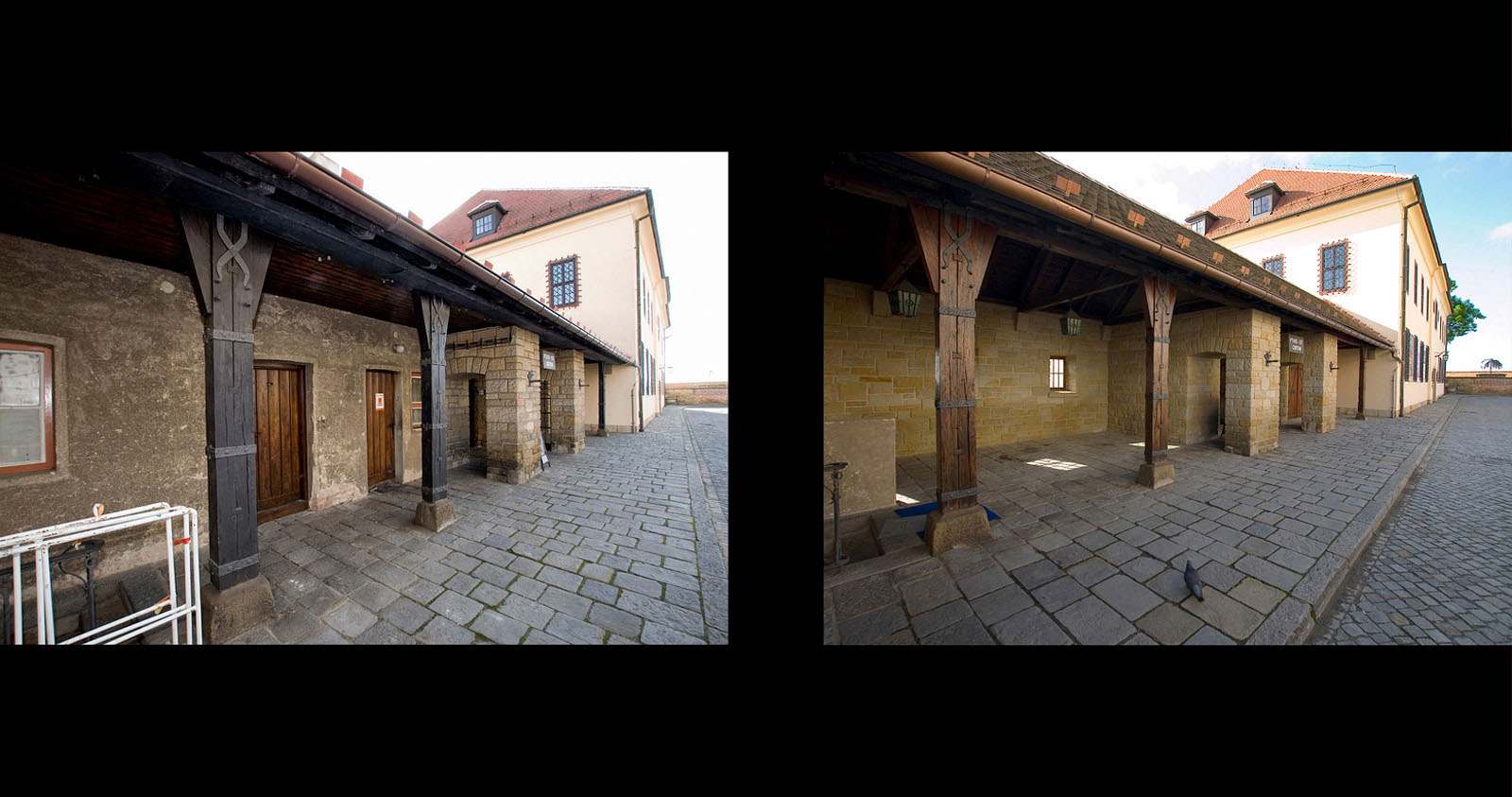 rekonstrukce hradu Špilberk | Brno | 10 | před realizací - po realizaci